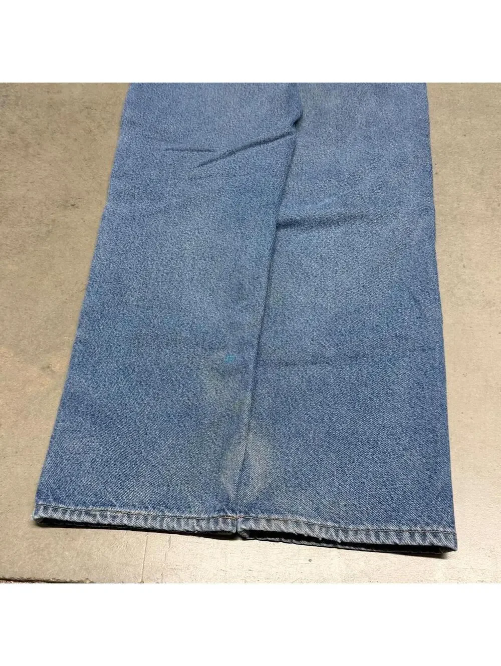 Carhartt B155 DST Jeans Mens 32x30 Fleece Lined Heavyweight Workwear Distressed